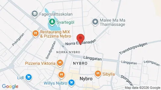 Kontorslokaler att hyra i Kalmar - kort over placeringen