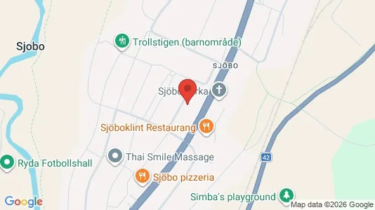 Kontorslokaler att hyra i Borås - kort over placeringen