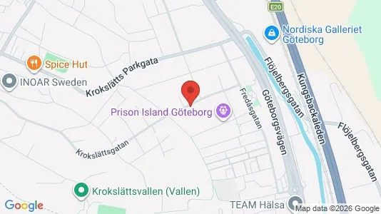 Kontorslokaler att hyra i Mölndal - kort over placeringen