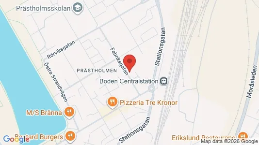 Kontorslokaler att hyra i Boden - Bild från Google Street View