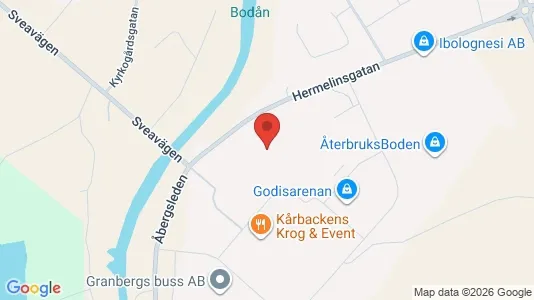 Kontorslokaler att hyra i Boden - Bild från Google Street View