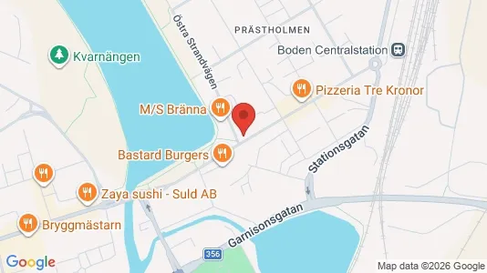 Kontorslokaler att hyra i Boden - Bild från Google Street View