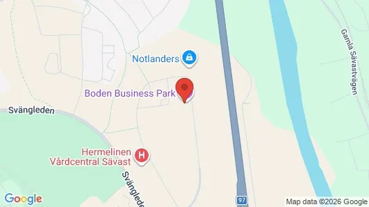 Kontorslokaler att hyra i Boden - Bild från Google Street View