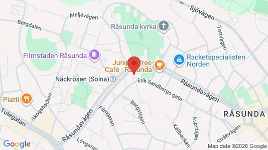 Kontorslokaler att hyra i Solna - kort over placeringen