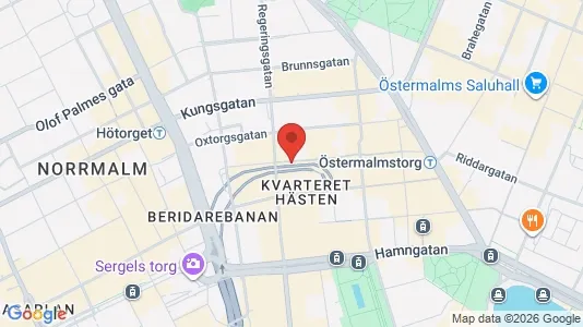 Kontorslokaler att hyra i Stockholm Innerstad - kort over placeringen