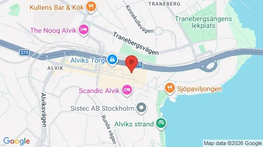 Kontorslokaler att hyra i Västerort - kort over placeringen