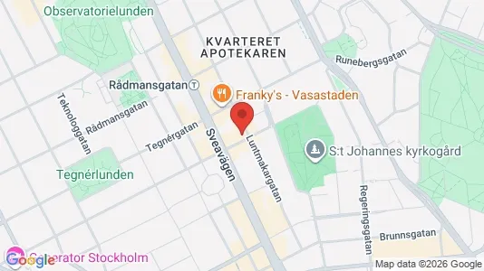 Kontorslokaler att hyra i Stockholm Innerstad - kort over placeringen