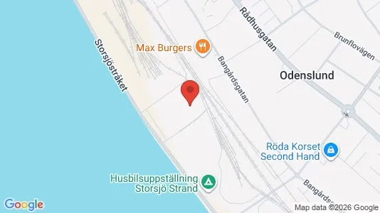 Kontorslokaler att hyra i Östersund - kort over placeringen