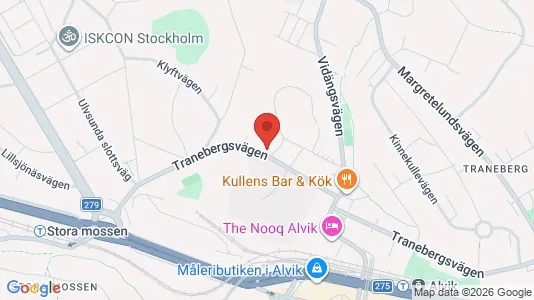 Kontorslokaler att hyra i Västerort - kort over placeringen