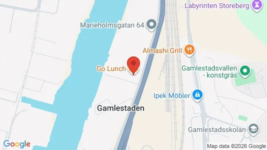 Kontorslokaler att hyra i Göteborg Östra - kort over placeringen