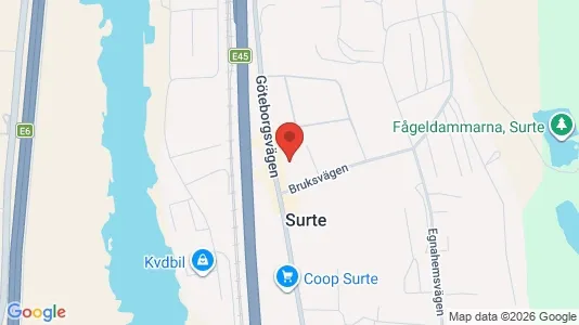 Kontorslokaler att hyra i Ale - kort over placeringen