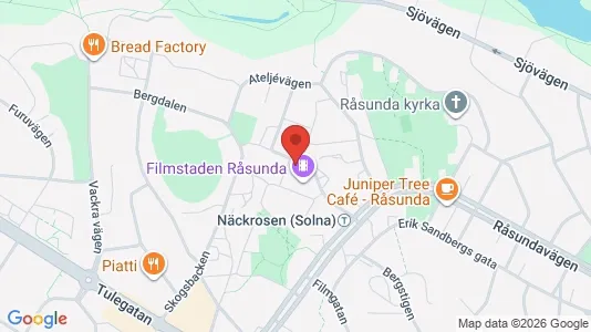 Kontorslokaler att hyra i Solna - kort over placeringen
