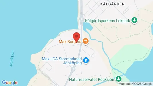 Kontorslokaler att hyra i Jönköping - kort over placeringen