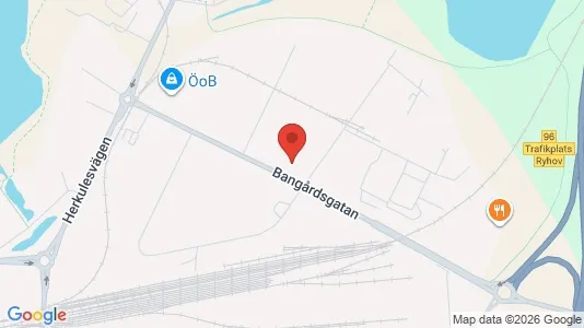 Kontorslokaler att hyra i Jönköping - kort over placeringen