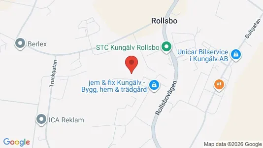 Kontorslokaler att hyra i Kungälv - kort over placeringen