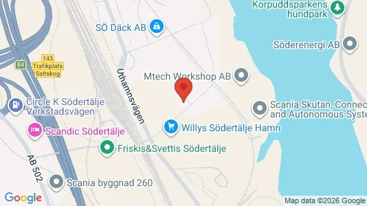 Kontorslokaler att hyra i Södertälje - Bild från Google Street View