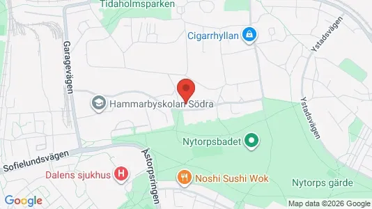 Kontorslokaler att hyra i Söderort - kort over placeringen