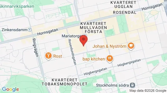 Kontorslokaler att hyra i Södermalm - Bild från Google Street View