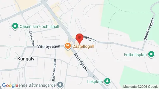 Kontorslokaler att hyra i Kungälv - kort over placeringen