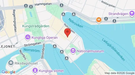 Kontorslokaler att hyra i Stockholm Innerstad - kort over placeringen
