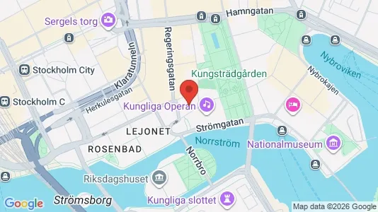 Kontorslokaler att hyra i Stockholm Innerstad - kort over placeringen