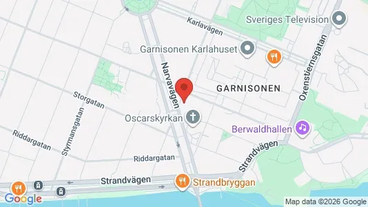 Kontorslokaler att hyra i Östermalm - Bild från Google Street View