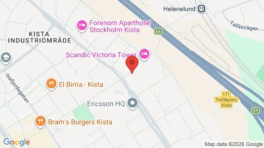 Kontorslokaler att hyra i Västerort - kort over placeringen