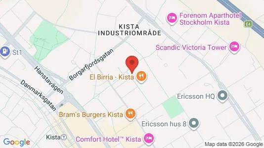 Kontorslokaler att hyra i Västerort - kort over placeringen