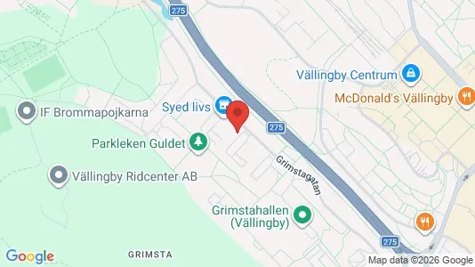 Kontorslokaler att hyra i Västerort - kort over placeringen