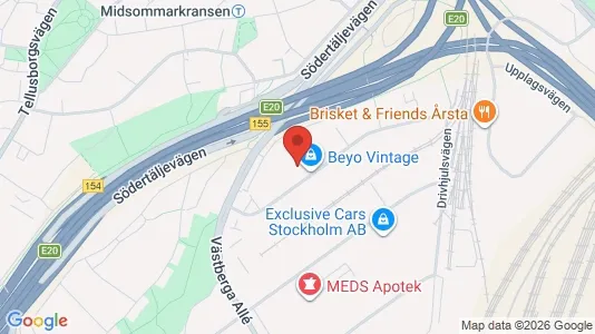 Kontorslokaler att hyra i Söderort - kort over placeringen