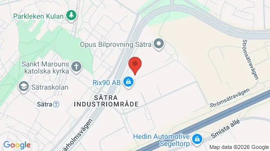 Kontorslokaler att hyra i Söderort - kort over placeringen