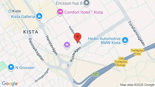 Kontorslokaler att hyra i Västerort - kort over placeringen