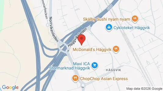 Kontorslokaler att hyra i Sollentuna - kort over placeringen