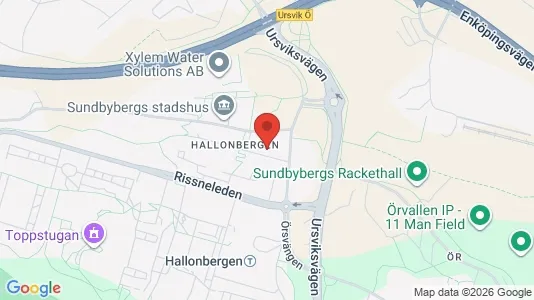 Kontorslokaler att hyra i Sundbyberg - kort over placeringen
