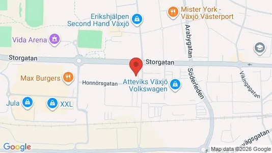 Kontorslokaler att hyra i Växjö - Bild från Google Street View