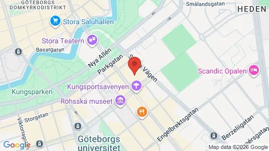 Kontorslokaler att hyra i Göteborg Centrum - kort over placeringen