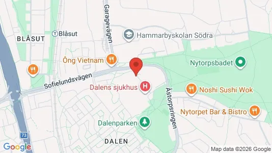 Kontorslokaler att hyra i Söderort - kort over placeringen