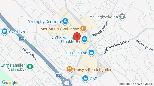 Kontorslokaler att hyra i Västerort - kort over placeringen
