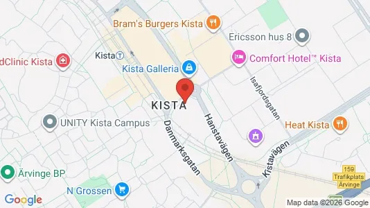 Kontorslokaler att hyra i Västerort - kort over placeringen