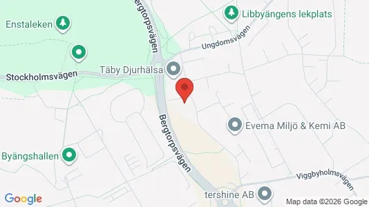 Kontorslokaler att hyra i Täby - Bild från Google Street View