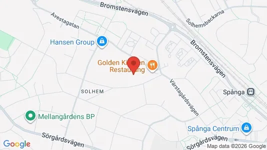 Kontorslokaler att hyra i Västerort - kort over placeringen