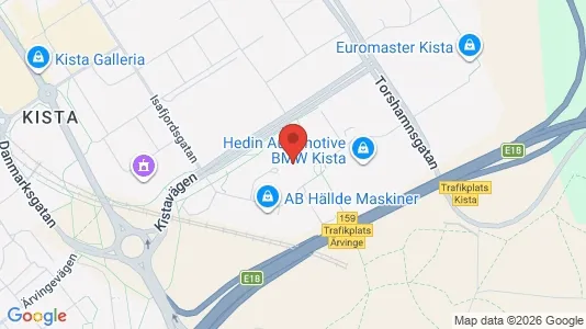Kontorslokaler att hyra i Västerort - kort over placeringen