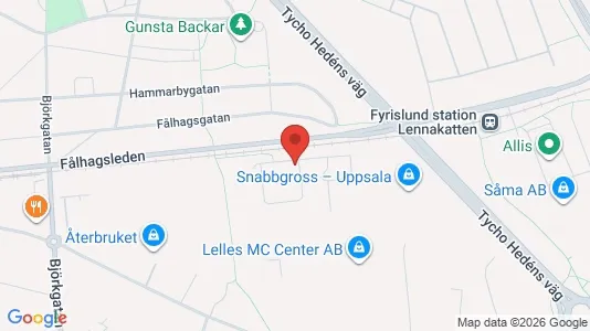 Kontorslokaler att hyra i Uppsala - Bild från Google Street View