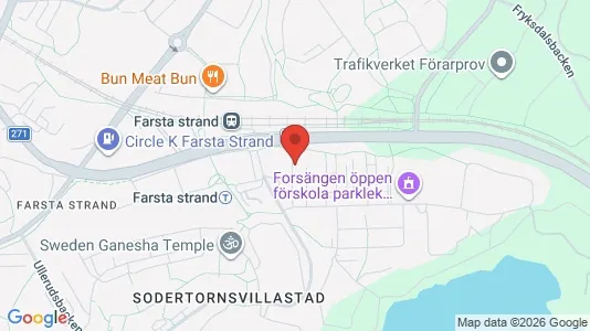 Kontorslokaler att hyra i Söderort - kort over placeringen