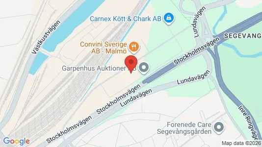 Kontorslokaler att hyra i Malmö Centrum - kort over placeringen