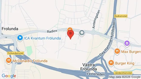 Kontorslokaler att hyra i Askim-Frölunda-Högsbo - kort over placeringen
