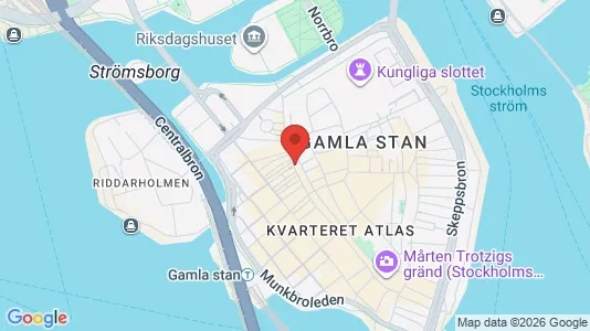 Kontorslokaler att hyra i Stockholm Innerstad - kort over placeringen
