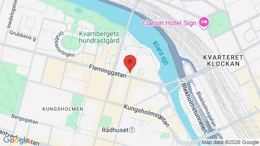 Kontorslokaler att hyra i Kungsholmen - kort over placeringen
