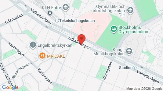 Kontorslokaler att hyra i Östermalm - kort over placeringen