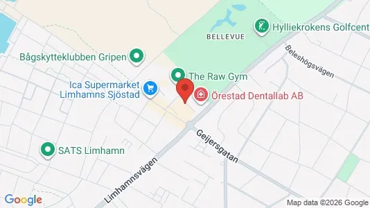 Kontorslokaler att hyra i Limhamn/Bunkeflo - kort over placeringen